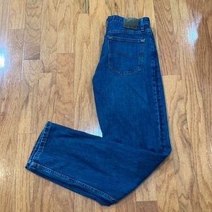 Lee Mens Blue Jeans Size tag 32 x 33 100% cotton Classic Straight Fit